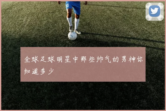 全球足球明星中那些帅气的男神你知道多少