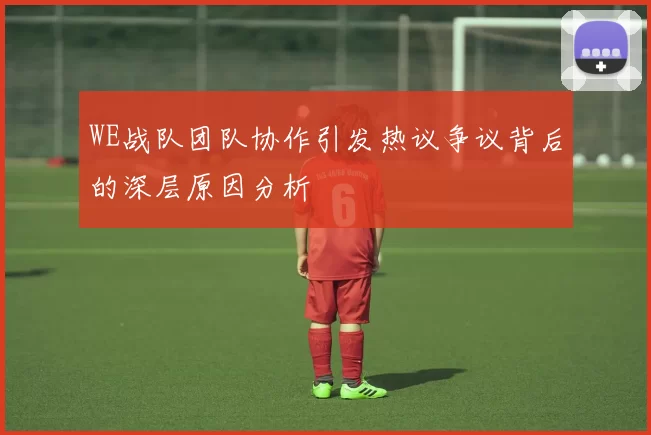 WE战队团队协作引发热议争议背后的深层原因分析